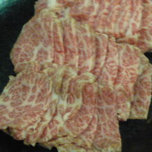 冷凍便で送ってもらったお肉です。一部は刺身で食べて。。。。