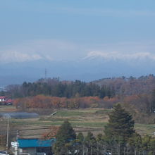 飯豊連峰の遠景
