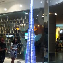 入り口付近にある模型