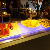 朝食の料理の一部