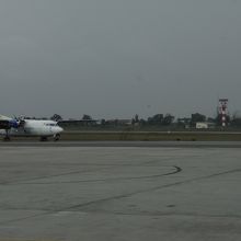 乗ってきたMAS wings＠ミリ空港