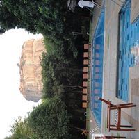 ホテル敷地内から見たシギリヤロック