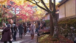 ポスターにもなった紅葉の名所