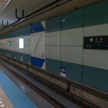 駅ホームの様子