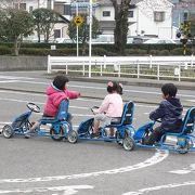 相模原で交通ルールを学びながら自転車で遊ぶ公園