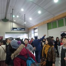 切符売り場周辺