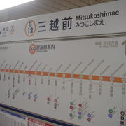 デパートの名前が駅名に