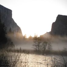 早朝のヨセミテ