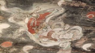 金剛堂の天井絵です。