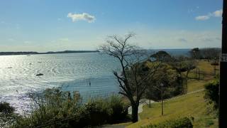 浜名湖サービスエリアから望む　浜名湖