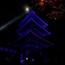 糖尿病国際会議にちなんでシンボルカラーのブルーでライトアップ