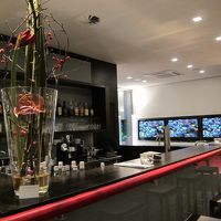 機能的なホテルですが、こんな空間もありました