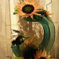 フロント、ロビーにパティシエ手作りの飴細工が！