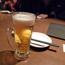ビールはおいしかった