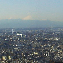 富士山が見えます