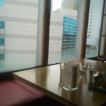 店内からの眺望