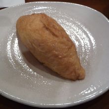 和風スープなので、いなりが合います