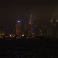 すぐ近くの外灘のライトアップ