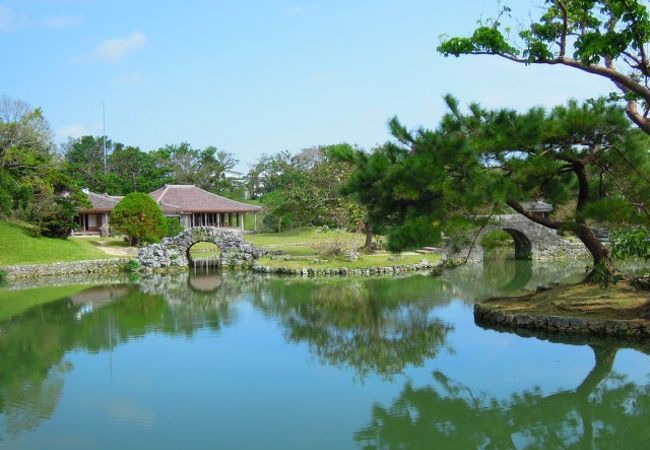 回遊式庭園は日本らしいです