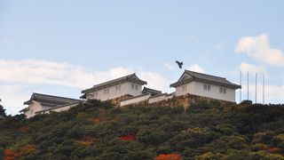 「跡」とはいえ、立派な城を復元してある