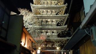 ライトアップがきれい