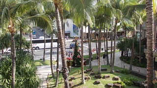 ホノルル一の大通りです