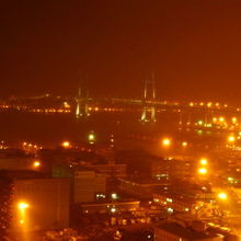 ベイブリッジ方面夜景