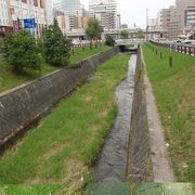 札幌市中心部の川