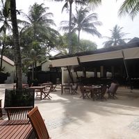 朝食のレストランの