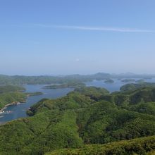 展望台から見た浅茅湾