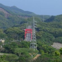 万関橋も見えました