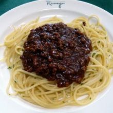 ボローニャ風ミートパスタ ￥１，６００− 