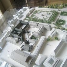 写真上部がホーフガルテン。王宮にある展示物。