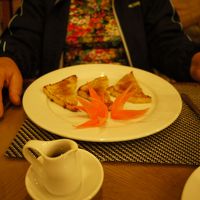 朝食のフレンチトースト。