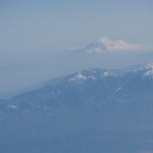 上空から見た富士山