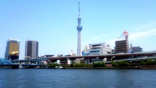 遠くから見るのも良い　東京スカイツリー