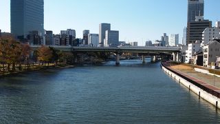 中之島の北側の川