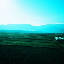 高速バスでの風景です