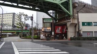 近くの万世橋の方が有名ですが、景色はこちらからの方が懐かしさがあります。