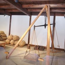 倉庫の中にあった天秤秤