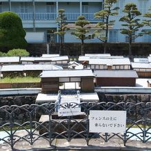 ミニ出島で復元されている当時の表門