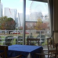 １階のレストラン「イルドテラス」からの眺望