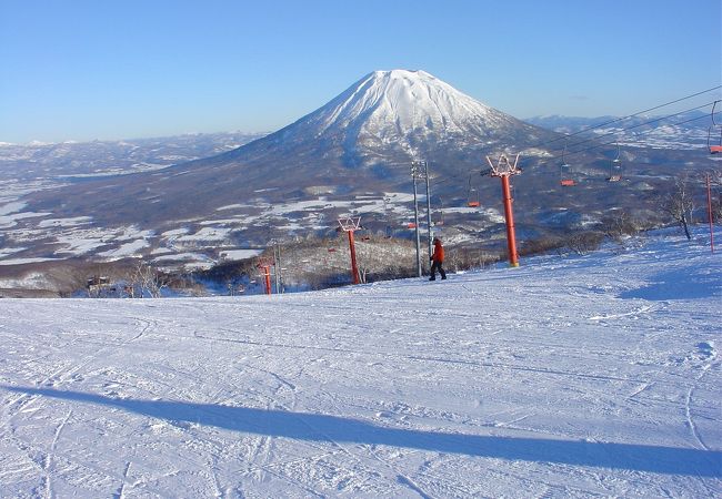 晴れれば羊蹄山がきれい