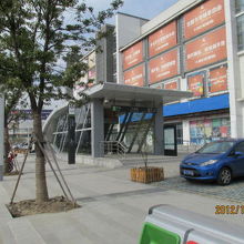 ４月末に開通した地下鉄１号線の木涜駅。