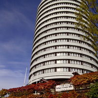 円筒形のホテル