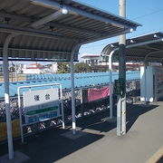 ちょっと住宅地のテイストが強めの駅でした