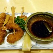 串揚げセット ￥５００− 