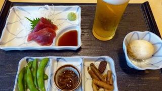 函館空港　展望レストランポルックスの夕食