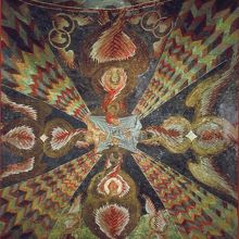 「アダムとイブの創造」のフレスコ画