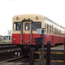 小湊鉄道の五井行列車 (手前が五井駅方面)